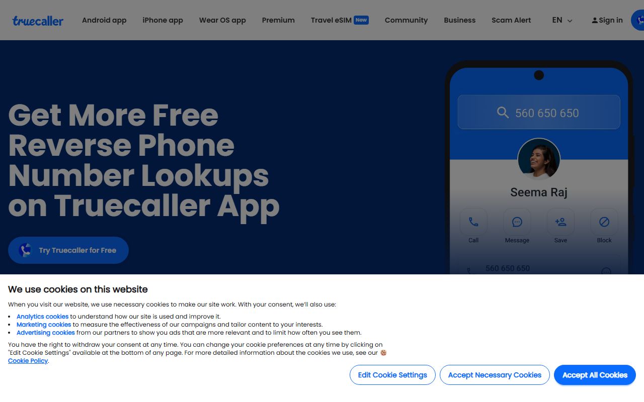 Indian Trail phone numbers Truecaller reverse lookup