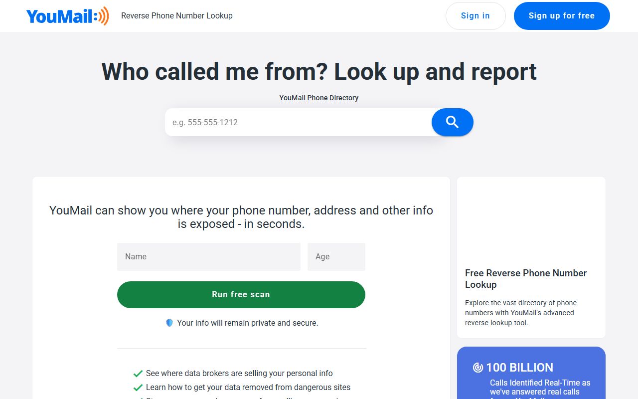 Indian Trail phone numbers YouMail spam directory